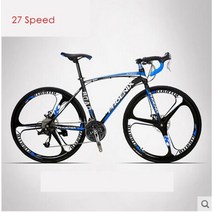 새로운 브랜드 700cc 182127 속도 탄소강 52cm 프레임 벤드 핸들 도로 자전거 야외 bicicleta 사이클링 경주 용 자전거, e 블랙 블루, e 블랙 블루