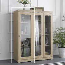 라인1300-400 장식장 진열장 틈새장 유리 양주 피큐어 인테리어, 아카시아