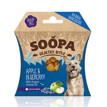 [페그너티] 수파 그레인프리 100%식물성 헬시바이트 야채 사과&블루베리 50g, 1팩, 크랜베리+고구마 혼합맛