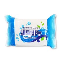 고형 식물성팜유로 만든 세탁비누 400g 1P 빨래비누, 1