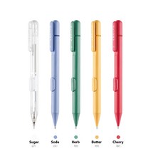 모나미 클리키 샤프 사이드 노크 타입 0.5mm/5가지컬러, 1, 체리(CHERRY)