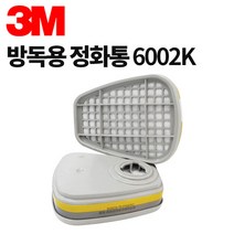 3M 6002K 방독정화통 (2개 1조입), 단품