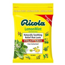 리콜라 슈가프리 레몬민트 목캔디 210개입 Ricola Sugar Free Lemon Mint Cough Drops 210 Drops, 1개