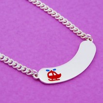 미아방지목걸이 미아방지팔찌 실버 스틱헬리콥터 아기목걸이 아기팔찌 백일선물 돌선물 조카선물 은제품 미아방지, 목걸이, 목걸이앞면추가