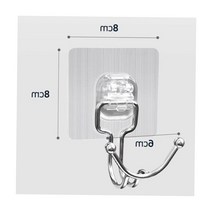 학세권원룸 주방 메탈후크 2개 풀옵션원룸 수건건조대 타월걸이 혁신적인 북유럽욕실용품 욕실행거 수건바, 접착식걸이 2개