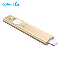 로지텍 무선 ppt 강의용 포인터, Gold