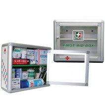 일진약통 AL벽걸이 구급함 300x110x260mm 일반형_(1EA), 개