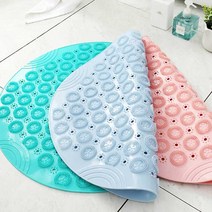 풋브러쉬 손 안쓰고 서서씻는 욕실매트 발마사지 발각질제거, 민트