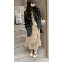 꽃무늬원피스 상견례옷차림 결혼식하객룩 키작녀 청 트렌치 원피스 아나운서 아이유 서른아홉손예진옷 신사와아가씨조사라옷 127