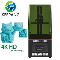 KEEPANG-DLP SLA LCD 3D 프린터 UV 레진 프린터 포토 경화 고정밀 고속 인쇄 속도 129*82*180mm, 중국_KP6 플러스 4k 6.6, 01 KP6 plus 4k 6.6
