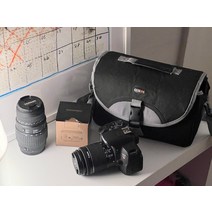 캐논 레벌 T5i 카메라 EF5 18-55mm 타마론 70-300mm YN50mm F1.8 및 케이스