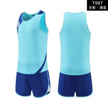 마라톤싱글렛 트레이닝 러닝 유니폼 마라톤 민소매 조끼 기능성, 9 여성용 레이크 블루