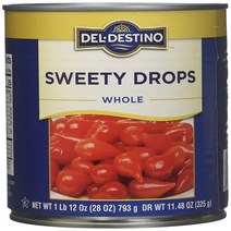 Del Destino Sweety Drop Miniature Peppers Tin 28 Oz, 1