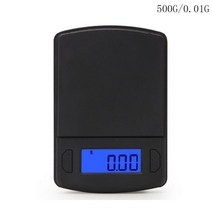 미세저울 업소용 카페 정밀 나노저울분말 보석 캐럿 포켓 전자 저울 0.1/0.01g 미니 디지털 고정밀, 01 2