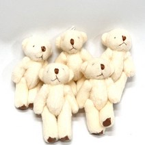 행사소제 미니곰인형(10개) 4-8cm DIY 만들기 재료 화훼 포장 장식 소품 화분 꾸미기