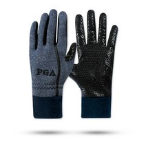 PGA 남성 겨울용 방한 양손 골프장갑