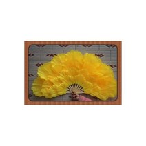 모란꽃 댄스 팬 스퀘어 공연 소품 이브테일 a 메인 Abanico Para Boda De Mano 너슬 부채, For right hand, G 31x82cm 4 layer
