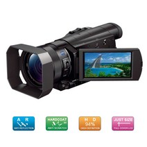 6pcs 3 팩 소니 AX1 PXWX70 TD30 PCK-LS35W CX900 HDR-CX900 AX100 캠코더 용 LCD 가드 필름 화면 보호기 FDR-AX100