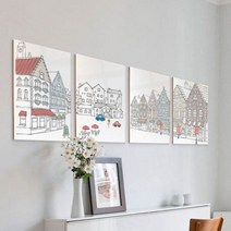 데코밍샵아크릴액자_이탈리아로맨틱스트리트_아크릴액자_아크릴액자-ii919, D타입