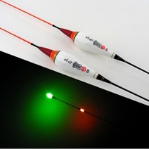 사은품 이화요수 천리안 황제3 민물 전자찌 (2점등), 적색 - 길이 35cm-부력 4.8g~5g
