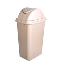 지오리빙 스윙 휴지통 50L, 스윙휴지통 50L 베이지