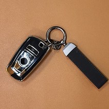 수엠W 스마트키 풀커버 키링포함 BMW키케이스 X타입, 블랙, M003