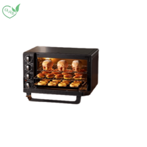 데크오븐 스테이크 업소용 레스토랑 미니 카페용 42L 1500W, 블랙
