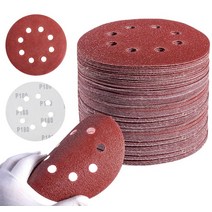 자동차창문수리 자동차창문수리도구 15Pcs 5 인치 125mm 8 홀 산화 알루미늄 건식 60 ~ 1200 그릿 후크 &, 07 240  Grit