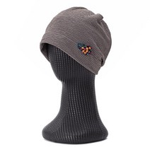 엠보 소프트 두건 비니 보넷모자 TRW-WH-0322-브라운