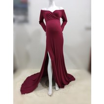 만삭촬영드레스 만삭드레스 주수원피스 임부복원피스 블랙 베이비 샤워 옷