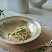 [광명유기] 방짜유기 파스타접시, 단품