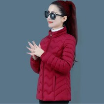 Momolatti 여성용 슬림 오리털 레귤러 핏 경량 자켓