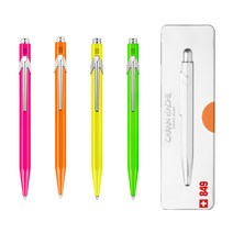 까렌다쉬 849 메탈 형광 볼펜 팝 라인, 형광그린 730