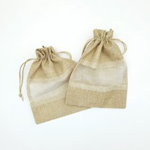 내용물이 보이는 린넨 포푸리 향기 주머니 L