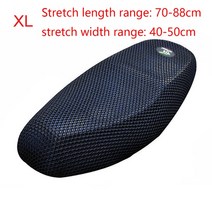 호환용 오토바이시트 뒷자리커버호환 XAutohaux 1Pcs M-XXL Anti-Slip 3D 메쉬 패브릭 시트 커버 통기성 방, 03 Blue XL