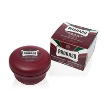 프로라소 (Proraso) 팟 타입 면도 비누 거친 수염 보습 및 영양 150ml, Nourishing Shaving Soap 5.2 O