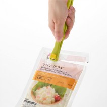 간편요리 다용도 비닐 간편 개봉 커팅기 집게, 그린