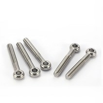 아이볼트 앙카 고리 링 아이너트 스텐 서스 철 M4 M5 M6 M8 M10 M12 M16 5pcs m5 m6 m8 스테인레스 스틸 미터법 나사 윙 힌지 나사 아이 볼트 스터드, m8 5개, 90mm