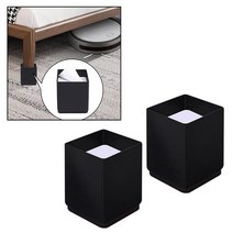 상다리부속 침대 및 가구 라이저 의자 리프터 소파 다리 가정용 발 액세서리 테이블용, [11] Square 6x10cm Black
