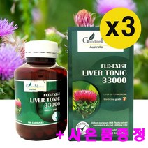 호주 굿라이프뉴트리션 바이오리버토닉 호주 실리마린 밀크씨슬 120캡슐, 3개