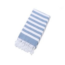 수술 달린 줄무늬 면 터키 스포츠 목욕 수건 여행 필수 헬스장 캠핑 사우나 해변 수영장 담요 흡수성 간단, 100x180cm, 1623