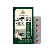 내추럴박스 _ 초록입홍합 오일캡슐 300mg x 30캡슐 2개 (2개월분), 30정, 1개