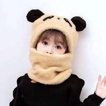 트래퍼햇 방한모자 귀달이모자 모자머플러 유아털모자 아동 카카푸푸 귀여운 털모자, KT04