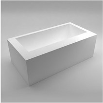 세턴바스VESS 베스 (SBL-1802) 액상 레진 직사각 라운드 고급 욕조