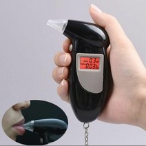 알콜측정기 디지털 휴대용 음주측정기 미니 알콜 농도 측정기, 색상:[색상]본상품
