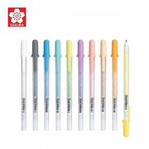 사쿠라 수프레 0.8mm 10칼라 펜, 화이트-950, 1개
