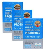 자연의품격 GNM 100억 유산균 프로바이오틱스, 3개, 60정, 30g