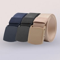 패브릭 남성 캐쥬얼 캔버스 버클 벨트 120cm