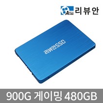 리뷰안 900G 게이밍 DRAM탑재 SATA SSD, 480GB, 용량