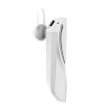 번역기 동시통역기블루투스 5 0 비즈니스 단일 귀 타입 이어폰 헤드셋 번역 무선 Handfree 헤드폰, 02 white